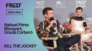 FREDs Interview Úrsula Corberó Nahuel Pérez Biscayart  KILL THE JOCKEY venezia81 [upl. by Klimesh]