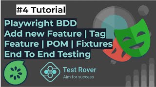 Playwright BDD  Playwright Fixture  New Feature  Tag Feature  POM  JavaScript [upl. by Cottrell]