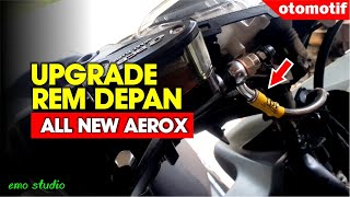 Pasang Master Rem RCB dan Selang Rem TDR di All New Aerox ABS  AEROX 43 [upl. by Ike]