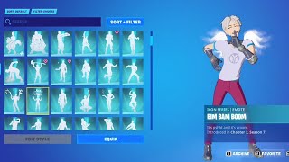 All Icon Series Emotes  Todos los Gestos de Idolos  Fortnite [upl. by Baptista383]