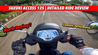 Suzuki Access 125 Ride Review  Worth Buying 125cc scooter or not [upl. by Ernest368]