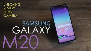 Samsung Galaxy M20 Unboxing full review  with M Series Samsung says IM back Price from Rs 10990 [upl. by Wernher163]