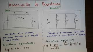 5 Associação de Resistores Série Paralelo e Mista [upl. by Olmstead]