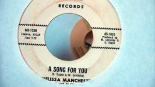 Melissa Manchester  quotA Song for Youquot 1967 [upl. by Adnalor]