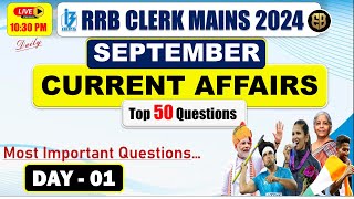 RRB Clerk MAINS Current Affairs Day 1  September  Grameen Bank Special  BANKING  edubankers [upl. by Anaujnas]