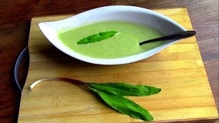 Wild Food Foraging Leeks  Ramps  made into Delicious Soup [upl. by Nielson]