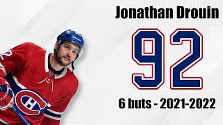 Jonathan Drouin 92  Tous ses 6 buts  Saison 20212022 [upl. by Clapper]