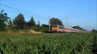 La BB 26073 emmène ce Train AutoCouchettes vers lAllemagne [upl. by Ahsekram68]