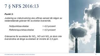 NOxavgift Löpande kontroll 7 § 201613 [upl. by Andert]