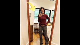 Review Xieerduo Long Sleeve Henley Shirts [upl. by Dorice632]