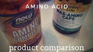 Amino Acid Product Comparison [upl. by Sipple935]