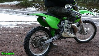 Kawasaki KX250 2Stroke Braaaps [upl. by Ecnedurp]