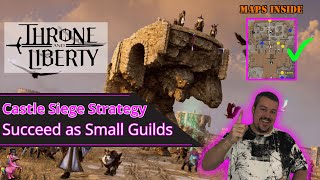 Throne and Liberty Castle Siege Guide How to participate as a small Guild and win Lucent [upl. by Einalam]