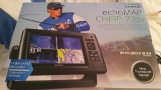 Updating Garmin EchoMap Chirp 73sv [upl. by Najram926]