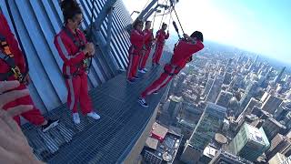 Edge Walk at the CN Tower in Toronto Ontario Canada 🇨🇦  Summer 2023 [upl. by Ginny52]