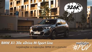 Silnejšie ako policajné Baworáky  BMW X1 30e xDrive  Medziplyn POV test [upl. by Arata580]