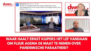 Pandemische paraatheid Ernst Kuipers is de allerlaatste die Fleur Agema de maat mag nemen [upl. by Adara]