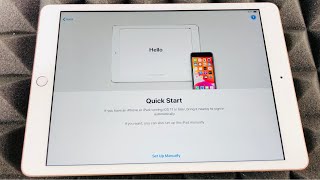 How to SetUp New iPad using Quick Start with iPhone or iPad to sign in automatically [upl. by Bernhard]