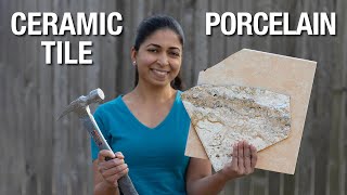 Ceramic vs Porcelain Tiles  Everything you need to know [upl. by Thomas686]