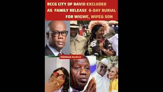 RCCG ON 🔥 FIRE AS CITY OF DAVID PARISH EXCLUDED FROM ATTENDING WIGWRS BURIAL [upl. by Enelloc]