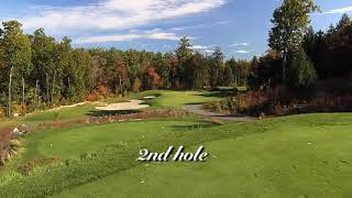 Belgrade Lakes Golf Club  Front 9 [upl. by Eilhsa]