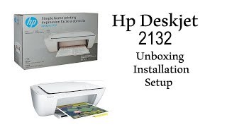 HP Desk Jet Printer 2132 UnboxingReviewInstallation and Full Setup [upl. by Aronoh969]