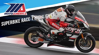 💥 Will History Be Made Steel Commander Superbike Race 1 at New Jersey  HIGHLIGHTS  MotoAmerica [upl. by Dorelle]