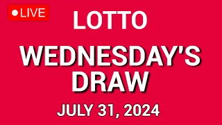 Lotto draw Live Results from Wednesday 31 July 2024  lotto live draw [upl. by Nybor]