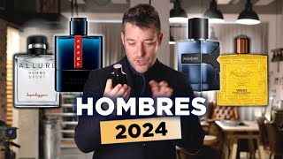 Los 10 mejores perfumes para hombre 2024 [upl. by Ydneh]