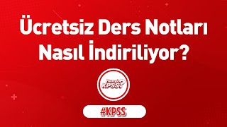 KPSS Genel Yetenek Genel Kültür Ücretsiz PDF Ders Notları Nasıl İndirilir  Hangi KPSS kpss [upl. by Iam]