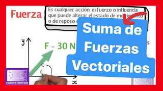 ✅FUERZAS RESULTANTES Suma de vectores  BIEN EXPLICADO💯 FÍSICA [upl. by Cyril507]