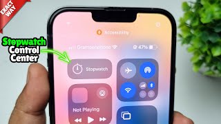 How To Add A Stopwatch To Control Center On iPhone iOS 18 [upl. by Barbie]