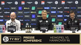 TVELV  Pressekonferenz  SV Elversberg vs Hannover 96  31 [upl. by Chema]