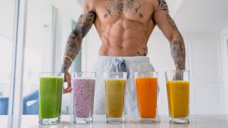 5 Healthy Smoothies  Shredded  Muscle [upl. by Seta915]