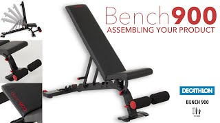 DOMYOS BENCH 900  Decathlon  ASSEMBLING YOUR PRODUCT [upl. by Enaira]