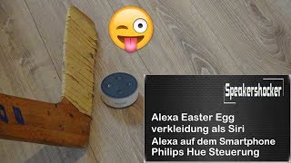 Amazon Echo Dot Alexa Easter Egg Review neue Funktionen Siri Kostüm [upl. by Laks]