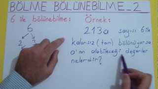 BÖLME BÖLÜNEBİLME 2  Şenol Hoca [upl. by Inahpets]