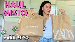 HAUL MISTO SALDI ESTIVI 2023  Intimissimi Zara Zalando [upl. by Mali]