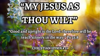 quotMY JESUS AS THOU WILTquot CHRISTIAN HYMN 51 SCRIPTURE MEDITATION WITH HARP AND SHEET MUSIC [upl. by Adnalram]