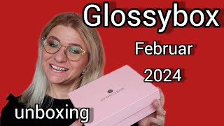 GLOSSYBOX FEBRUAR 2024 UNBOXING [upl. by Clercq]