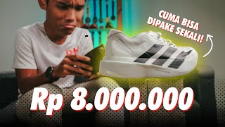 SEPATU INI CUMA BISA DIPAKE 1 KALI MARATHON  Adidas Adios Pro Evo 1  First Impression [upl. by Gretel]