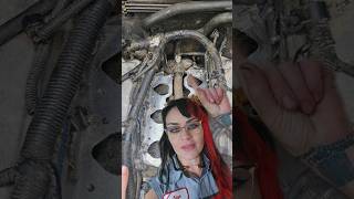 Toyota V6401GR coolant bypass pipe leak  Replacement Without Pulling ANYTHING mechanictips diy [upl. by Metabel]