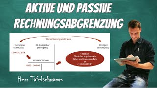 Aktive und passive Rechnungsabgrenzung  PRA und ARA auf TKonten  Einfach erklärt mit Beispiel [upl. by Ocir643]