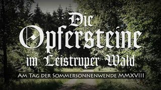 Germanisches Ahnenerbe  Germanische Kultplätze 1  Die Opfersteine im Leistruper Wald [upl. by Anelrihs613]