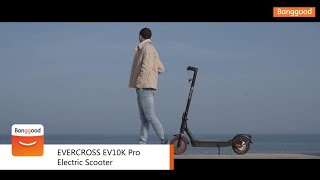 EVERCROSS EV10K Pro Electric Scooter WITH DISCOUNT FOR GERMANY  Shop on Banggood [upl. by Aretha816]