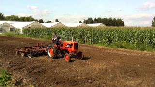 1947 Allis Chalmers B Disking [upl. by Berriman231]