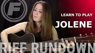 Learn to play quotJolenequot by Ray Lamontagne [upl. by Crescin]