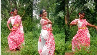 GAHANA KUSAMA KUNJA MAJHE  rabindra nritya  dance cover mampi [upl. by Boehike]