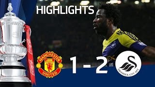 MANCHESTER UNITED vs SWANSEA CITY 12 Official Goals amp Highlights FA Cup Third Round [upl. by Bowen]