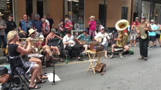 Tuba Skinny live Shake It and Break It on Royal St JF 2016 [upl. by Nugesulo392]